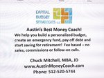 Austin Money Coach Build a Budget with Capital Budget Strategies  LLC of Austin TX